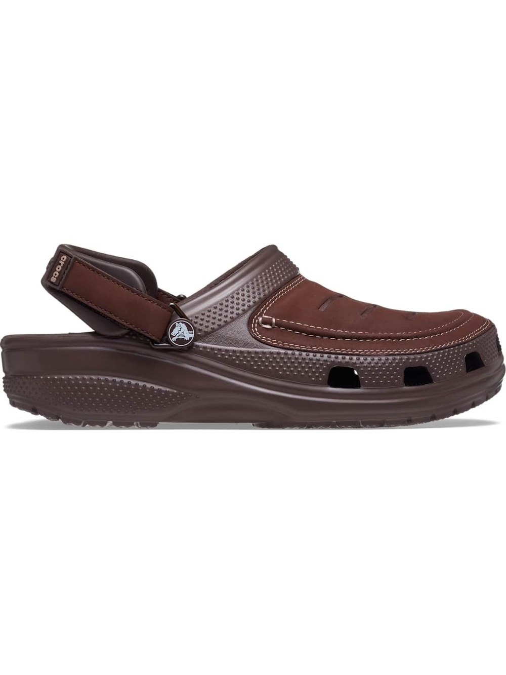 Crocs Men's Yukon Vista II LiteRide Clogs size 9 in espresso/ mushroom